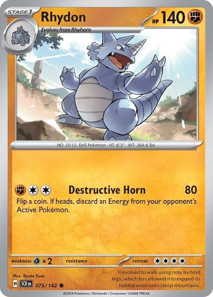 Rhydon — Stellar Crown #075 / 142