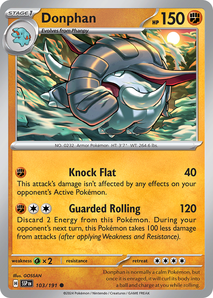 Donphan — Surging Sparks #103 / 191