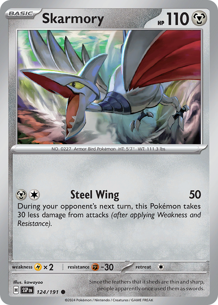 Skarmory — Surging Sparks #124 / 191