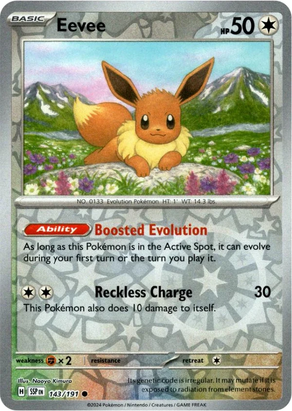 Eevee — Surging Sparks #143 / 191
