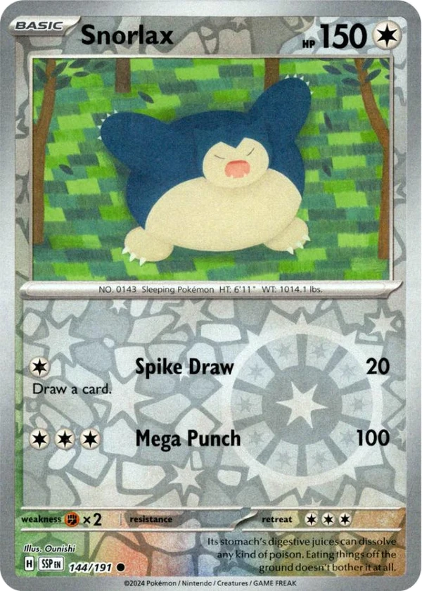 Snorlax — Surging Sparks #144 / 191