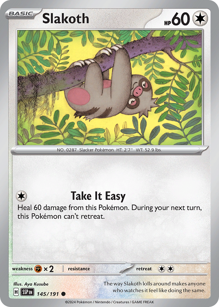 Slakoth — Surging Sparks #145 / 191