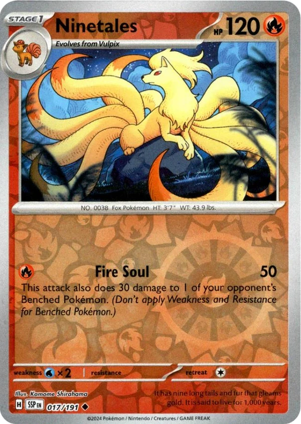 Ninetales — Surging Sparks #017 / 191