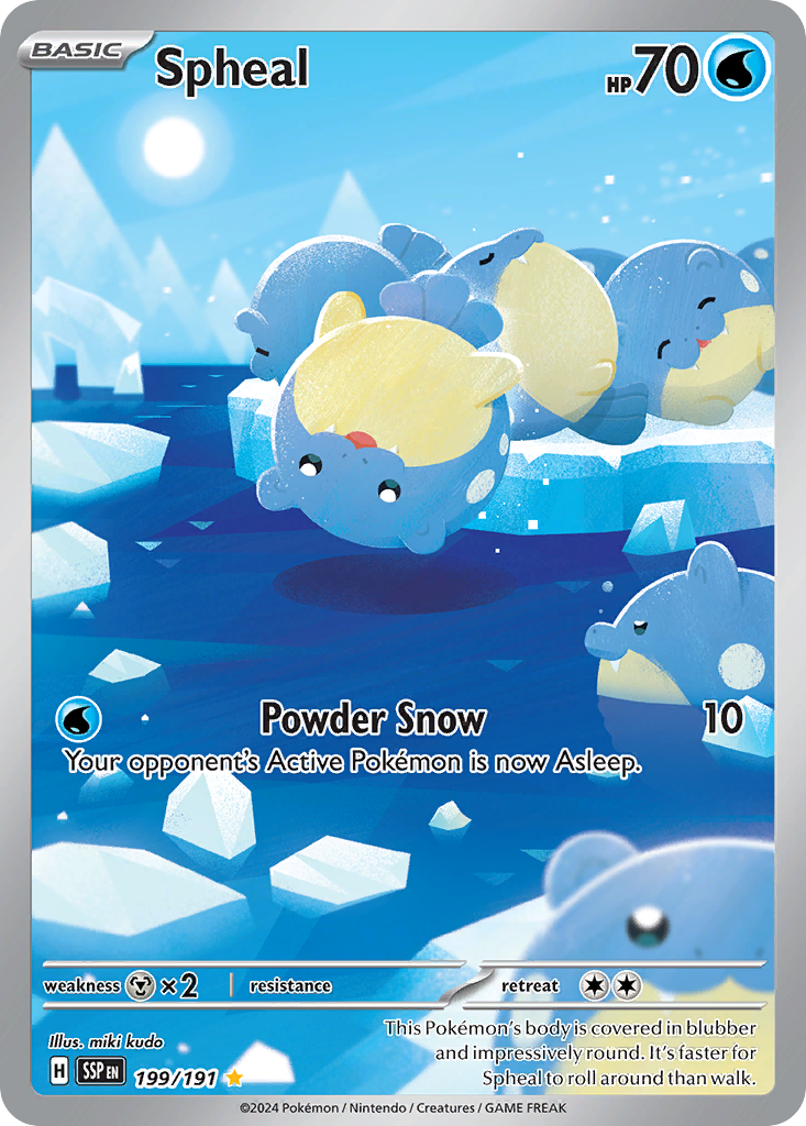 Spheal — Surging Sparks #199 / 191