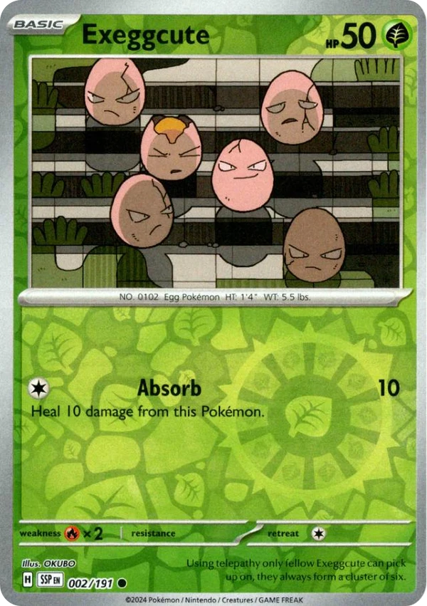 Exeggcute — Surging Sparks #002 / 191