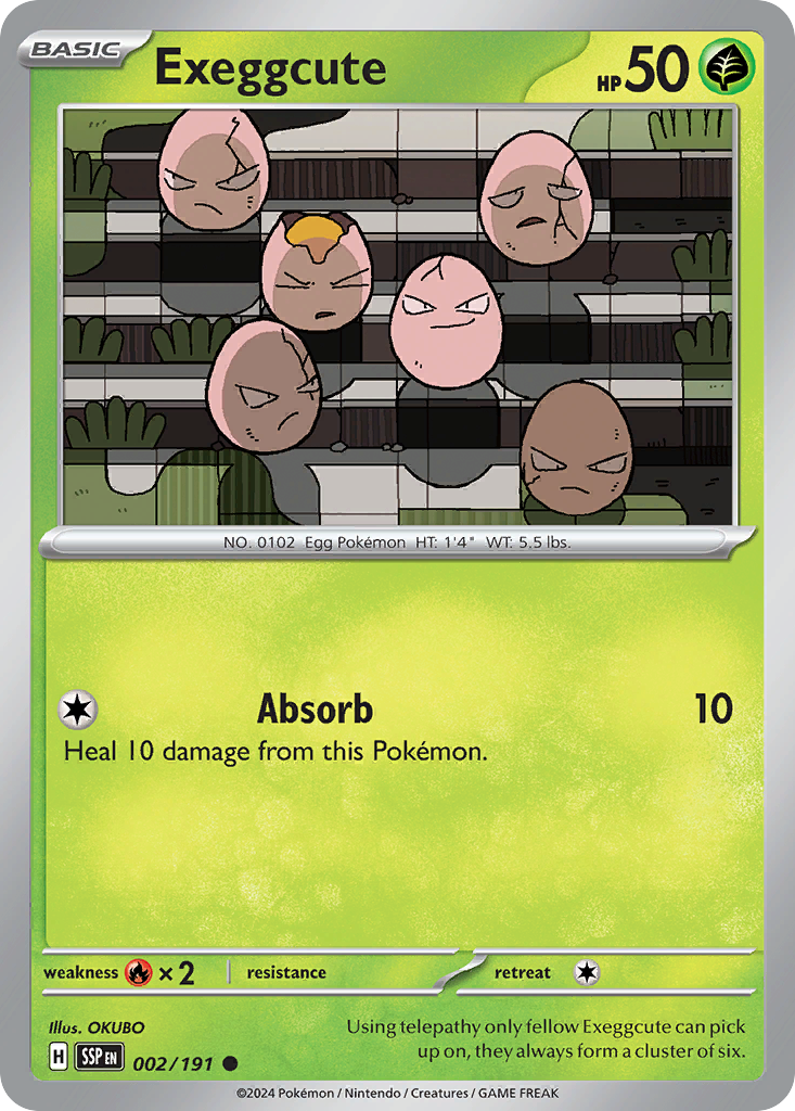 Exeggcute — Surging Sparks #002 / 191