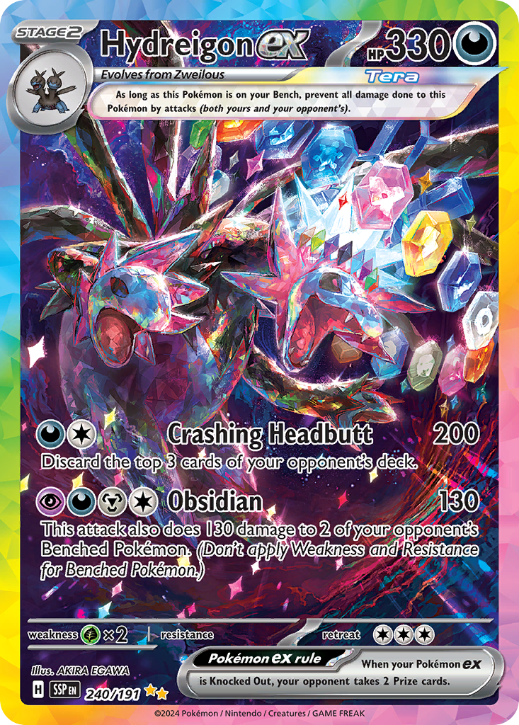 Hydreigon ex — Surging Sparks #240 / 191
