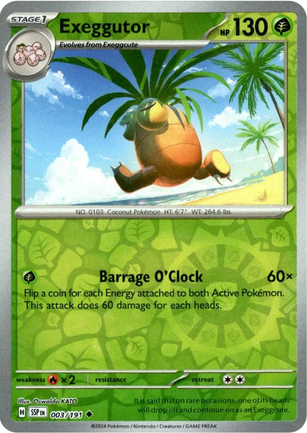 Exeggutor — Surging Sparks #003 / 191