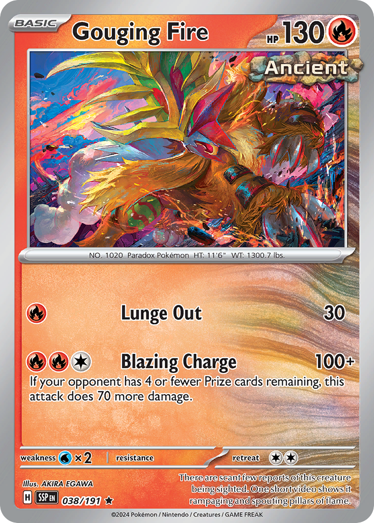 Gouging Fire — Surging Sparks #038 / 191