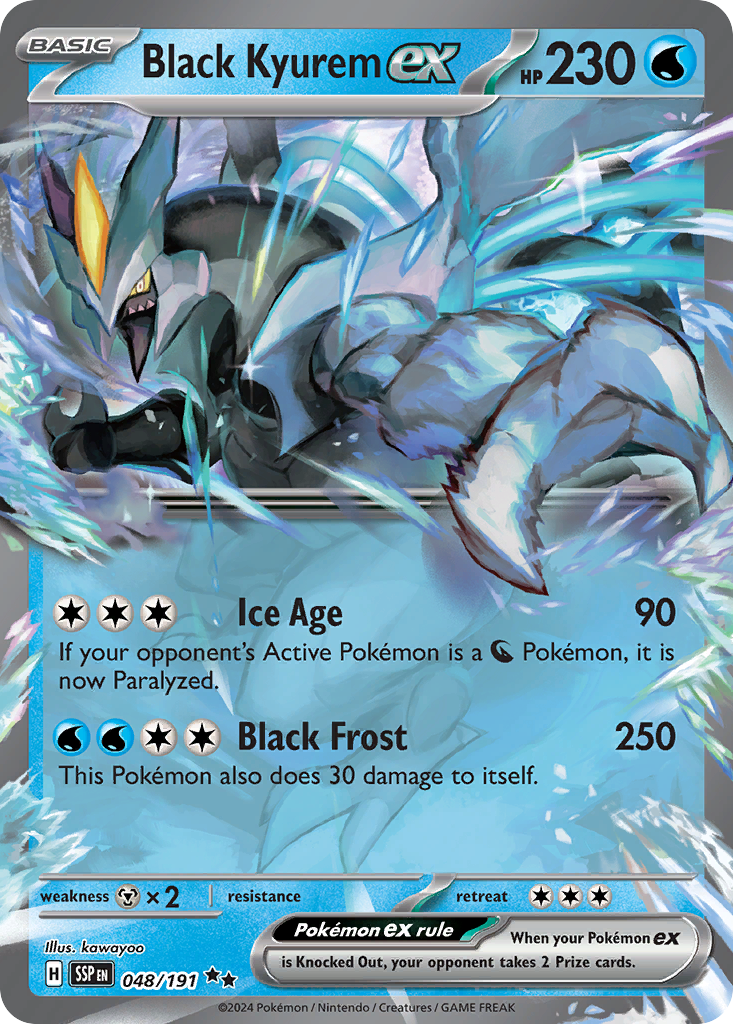 Black Kyurem ex — Surging Sparks #048 / 191