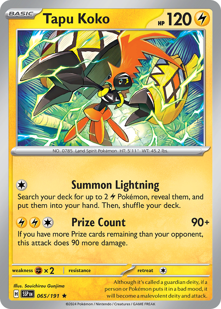 Tapu Koko — Surging Sparks #065 / 191