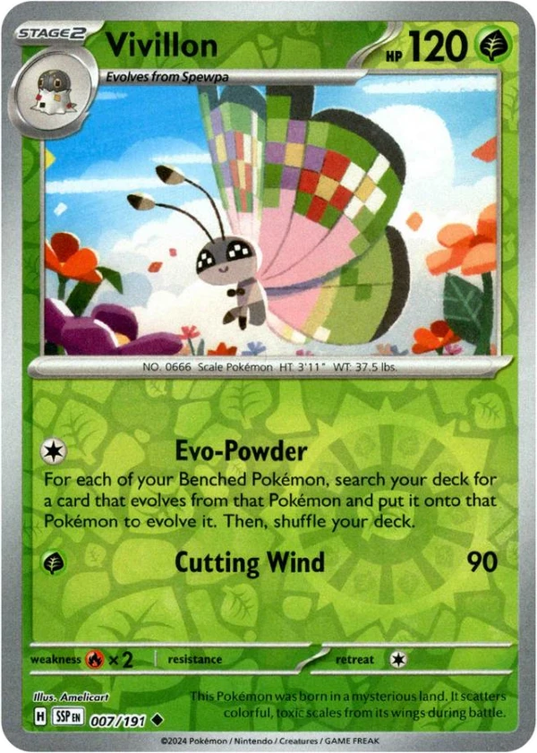 Vivillon — Surging Sparks #007 / 191