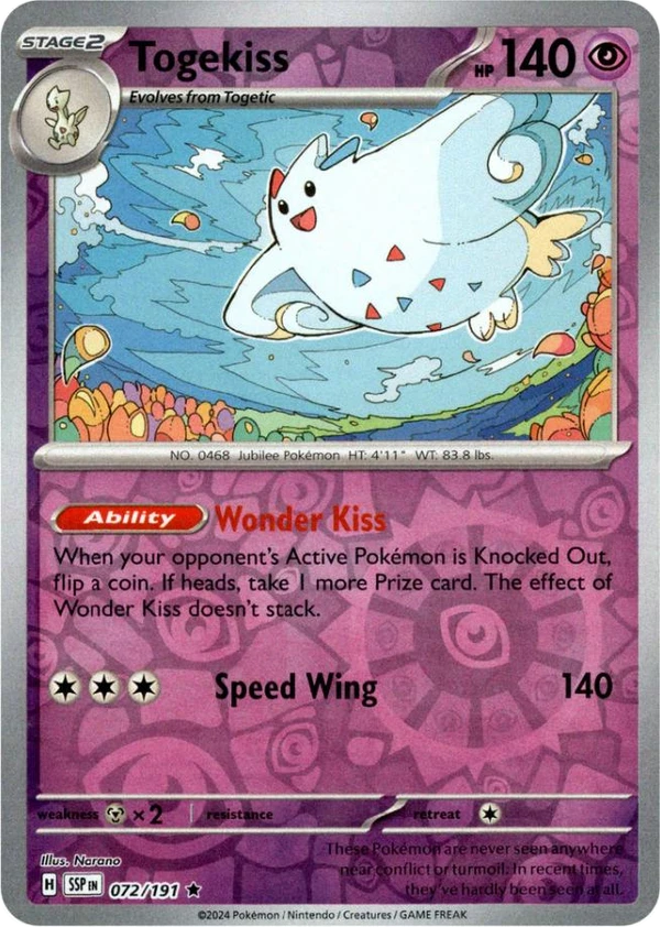 Togekiss — Surging Sparks #072 / 191