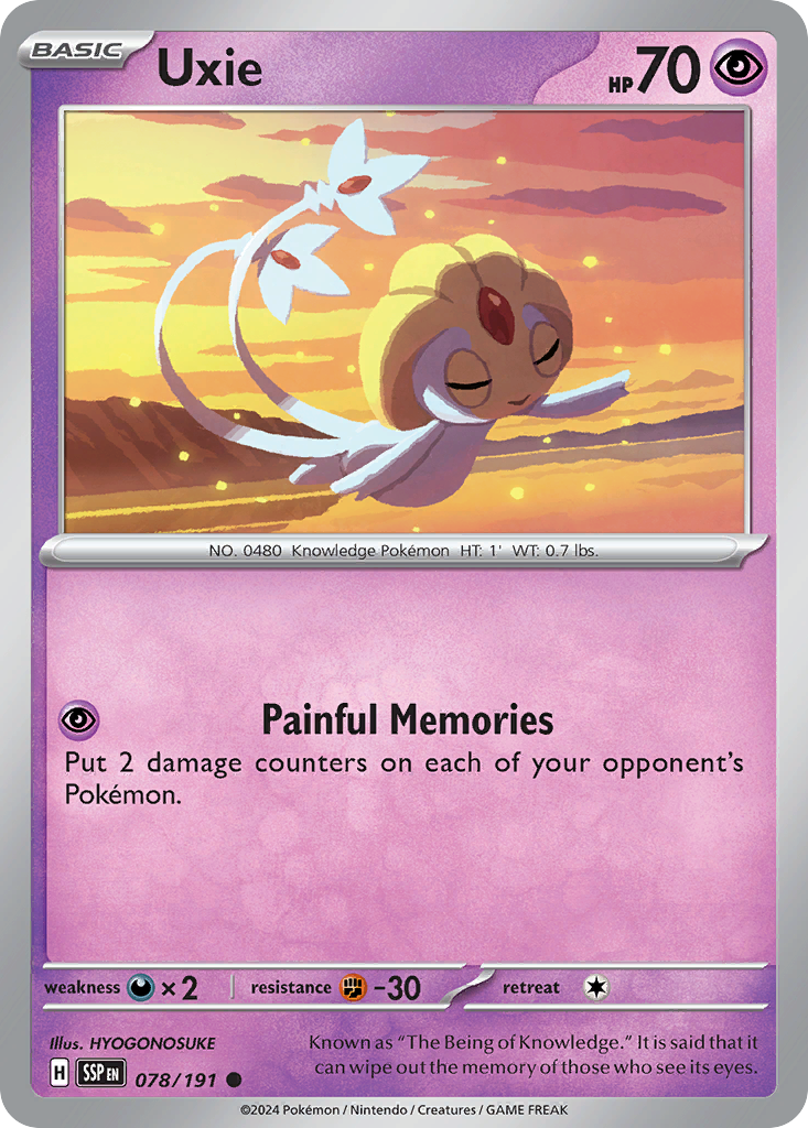 Uxie — Surging Sparks #078 / 191