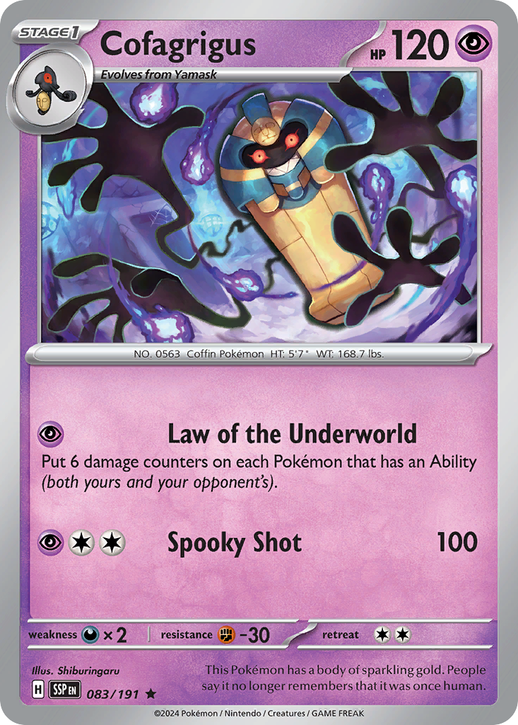 Cofagrigus — Surging Sparks #083 / 191