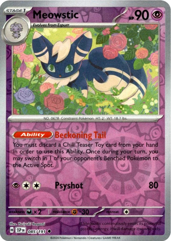 Meowstic — Surging Sparks #085 / 191