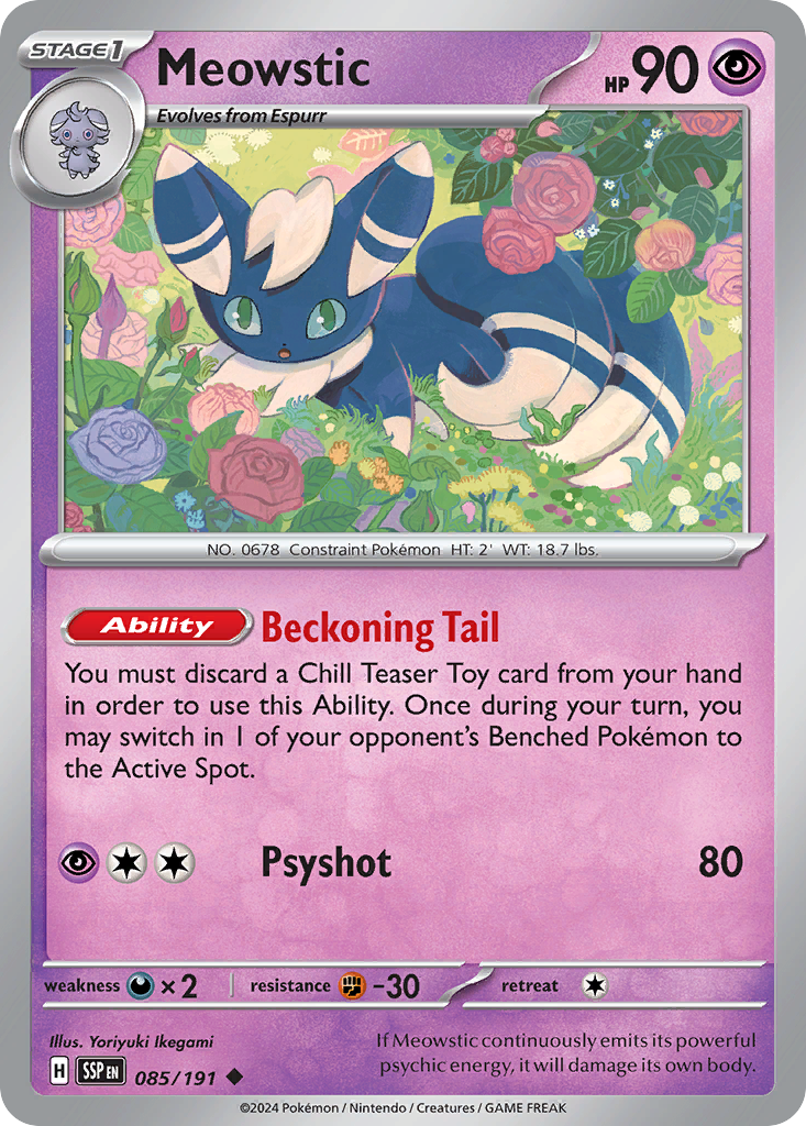 Meowstic — Surging Sparks #085 / 191