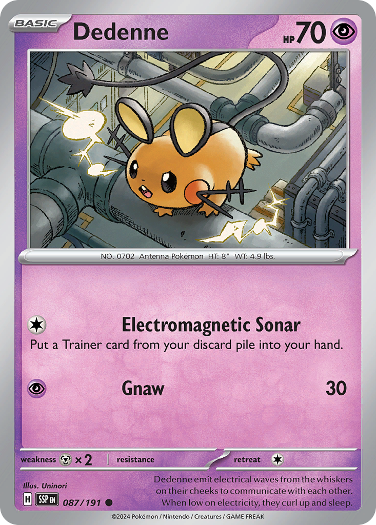 Dedenne — Surging Sparks #087 / 191