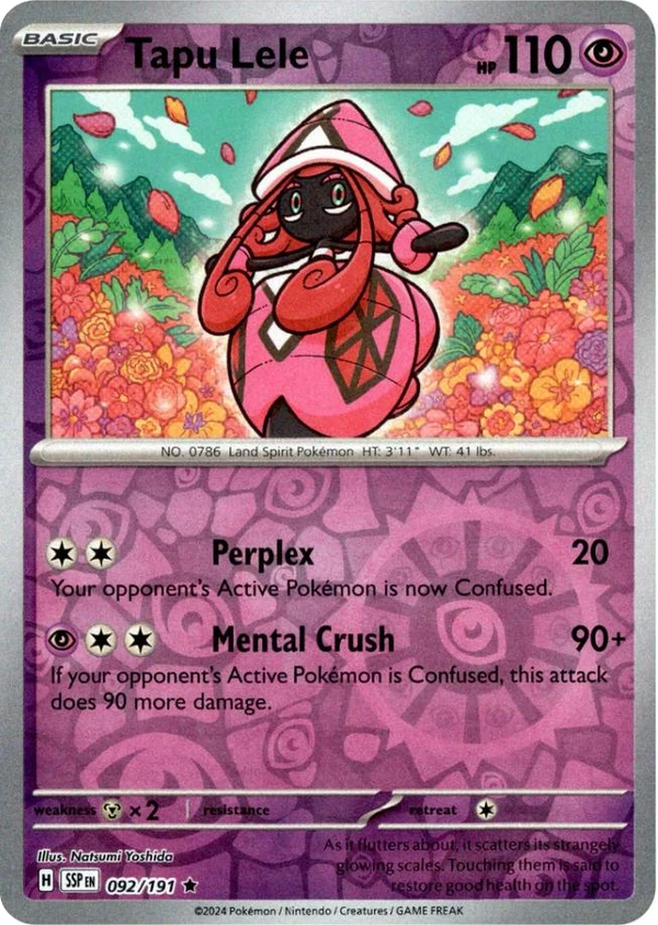 Tapu Lele — Surging Sparks #092 / 191