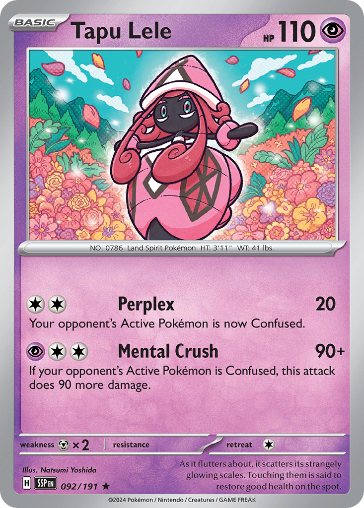 Tapu Lele — Surging Sparks #092 / 191