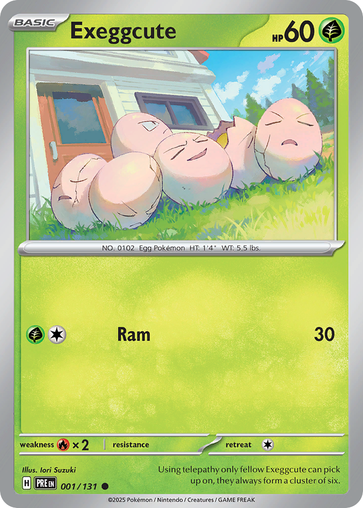 Exeggcute — Prismatic Evolutions #001 / 131