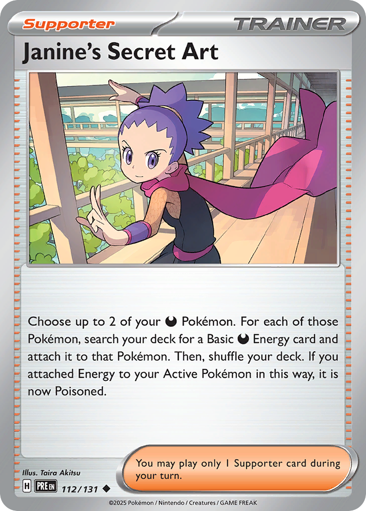Janine's Secret Art — Prismatic Evolutions #112 / 131