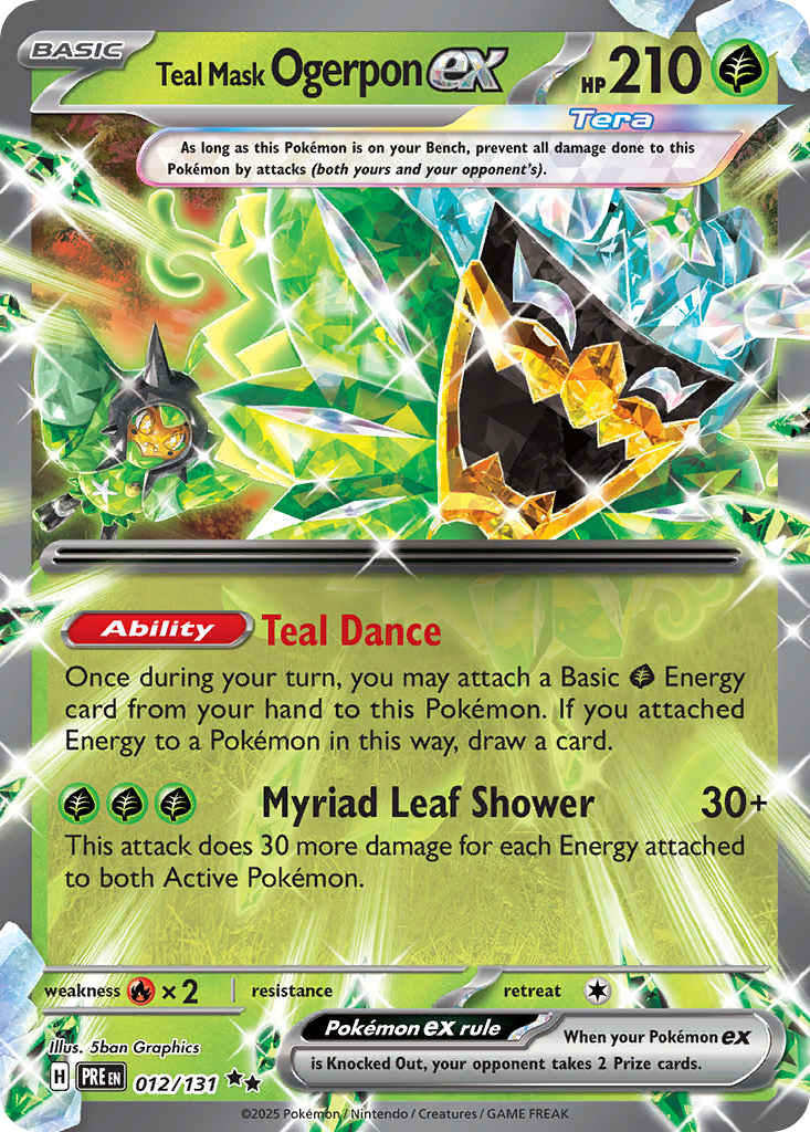 Teal Mask Ogerpon ex — Prismatic Evolutions #012 / 131