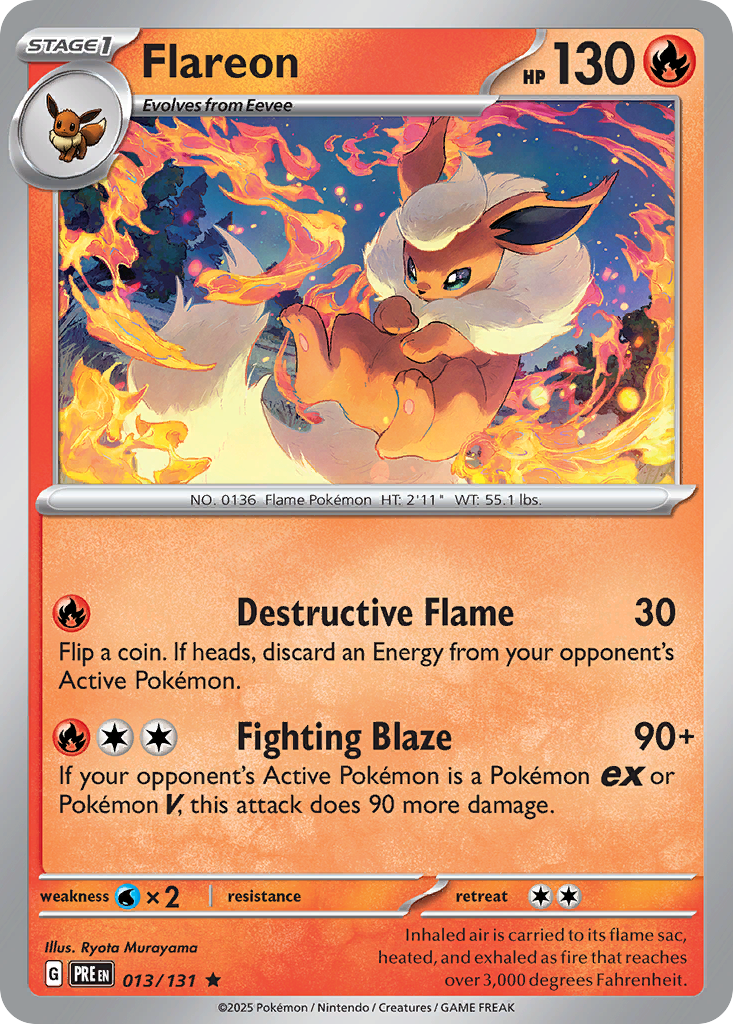 Flareon — Prismatic Evolutions #013 / 131