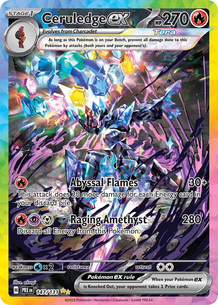 Ceruledge ex — Prismatic Evolutions #147 / 131