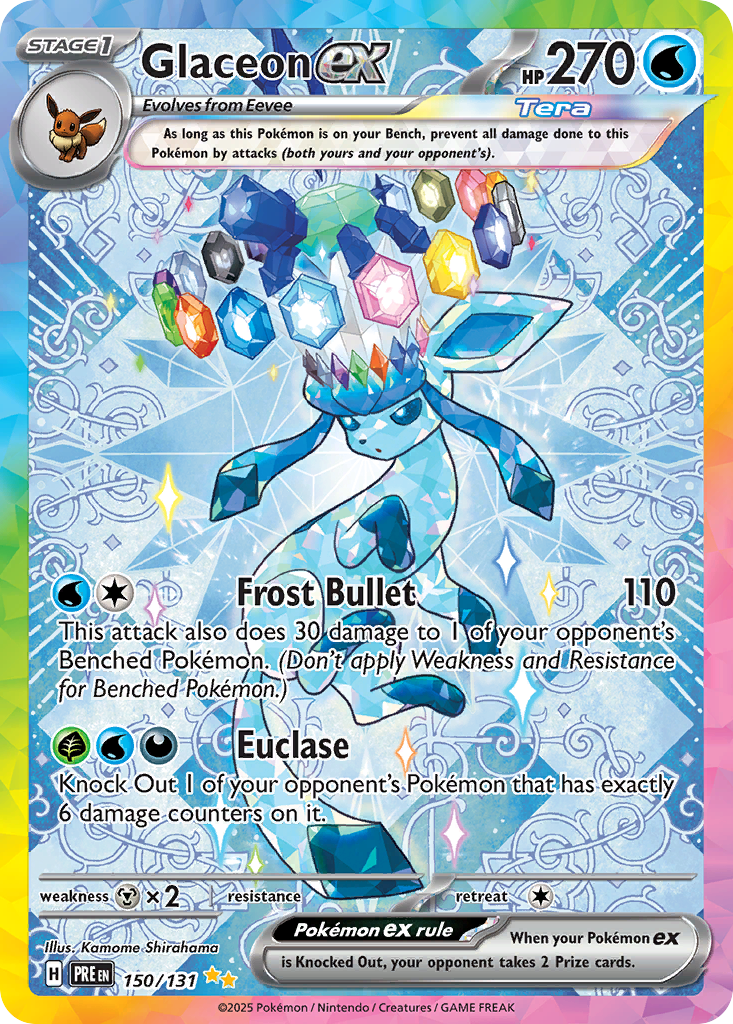 Glaceon ex — Prismatic Evolutions #150 / 131