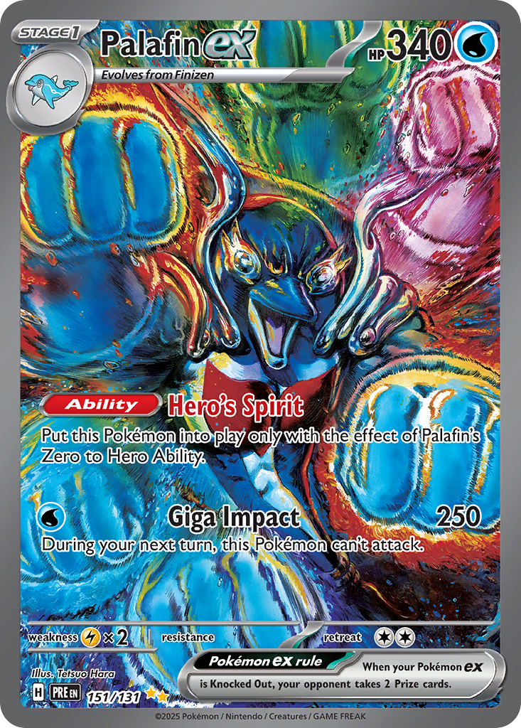 Palafin ex — Prismatic Evolutions #151 / 131