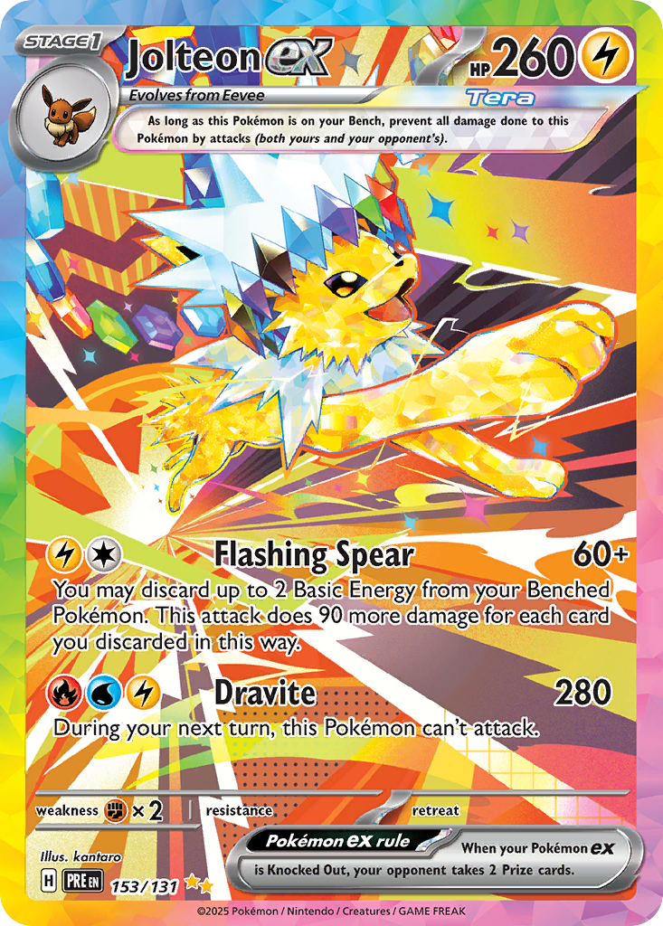 Jolteon ex — Prismatic Evolutions #153 / 131