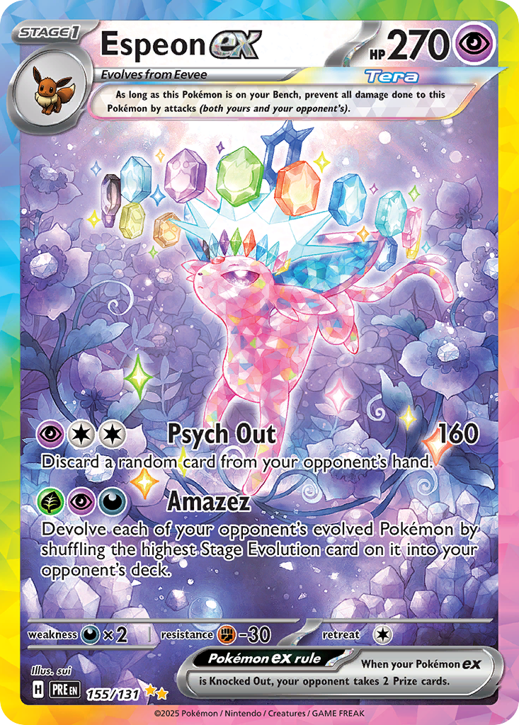 Espeon ex — Prismatic Evolutions #155 / 131