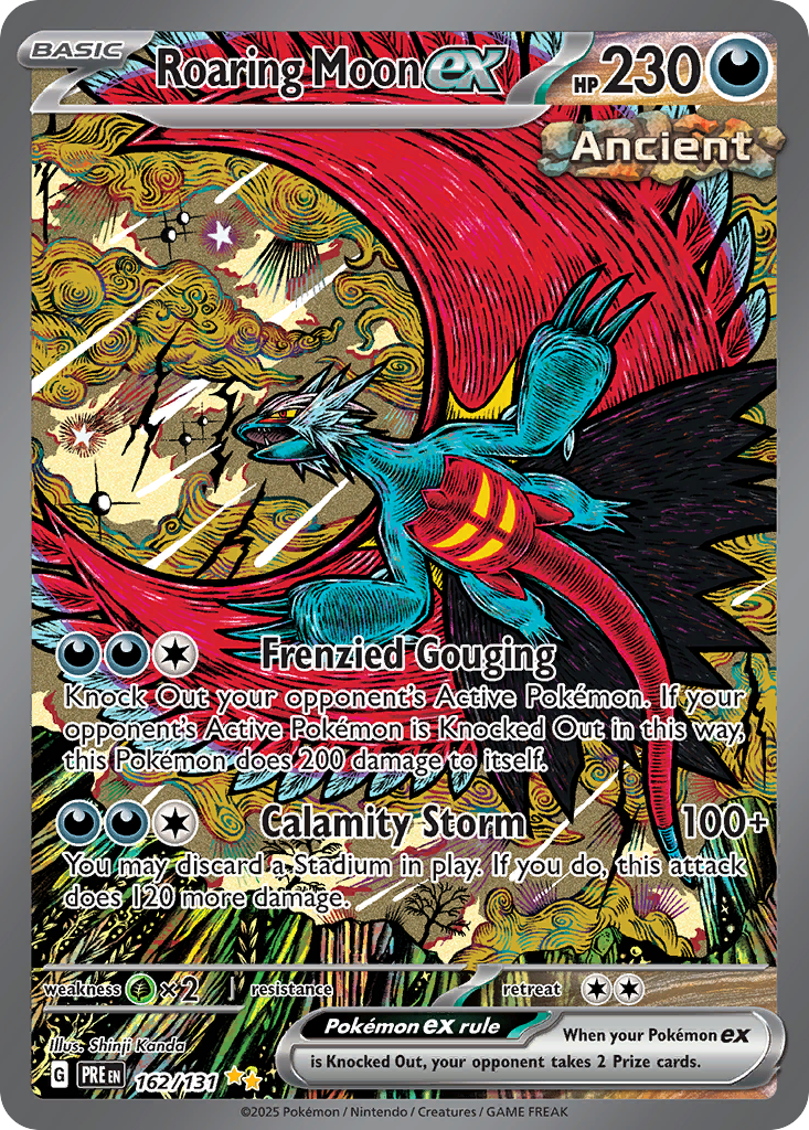 Roaring Moon ex — Prismatic Evolutions #162 / 131