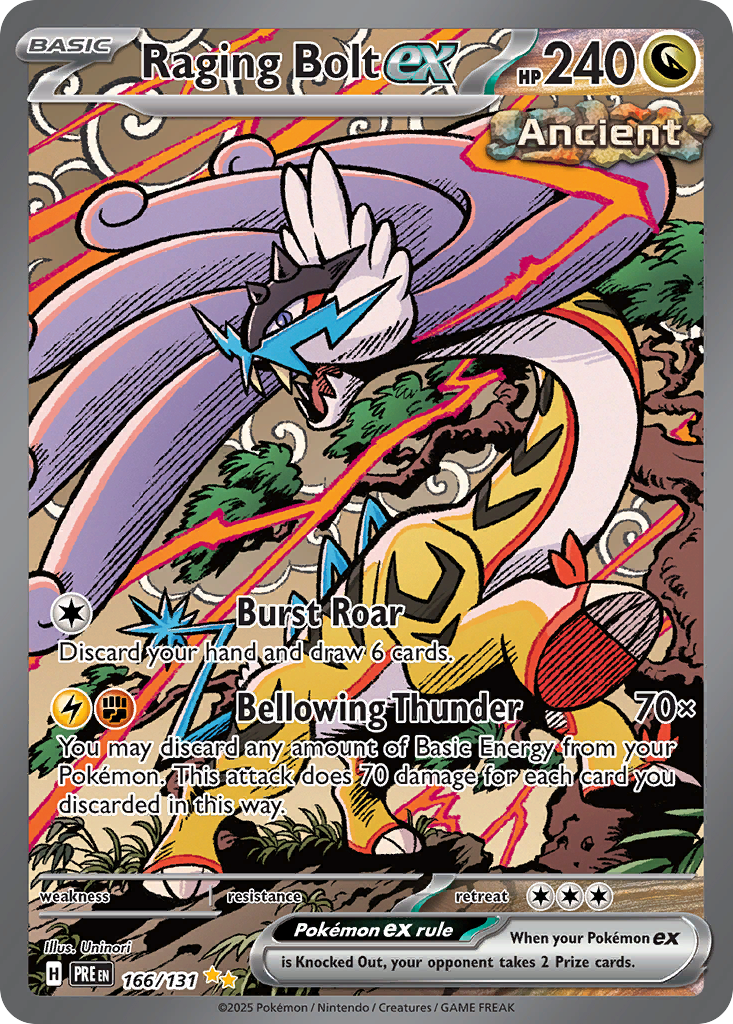 Raging Bolt ex — Prismatic Evolutions #166 / 131
