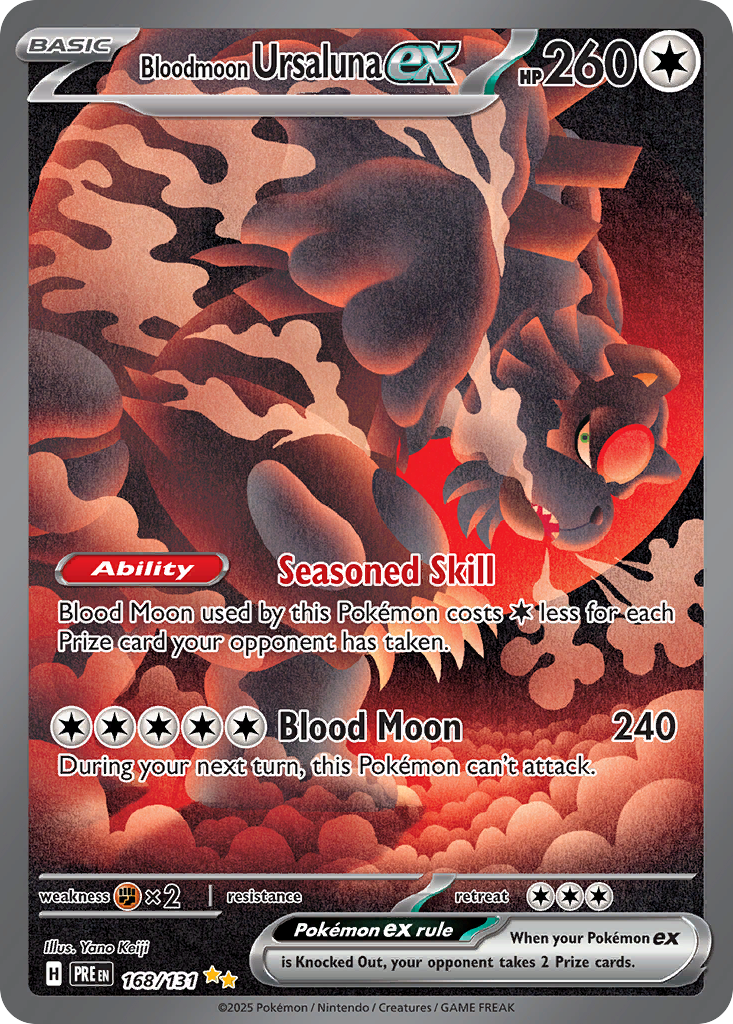 Bloodmoon Ursaluna ex — Prismatic Evolutions #168 / 131