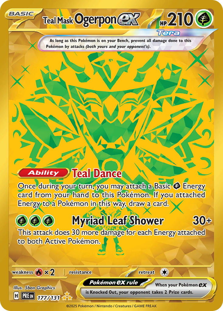 Teal Mask Ogerpon ex — Prismatic Evolutions #177 / 131
