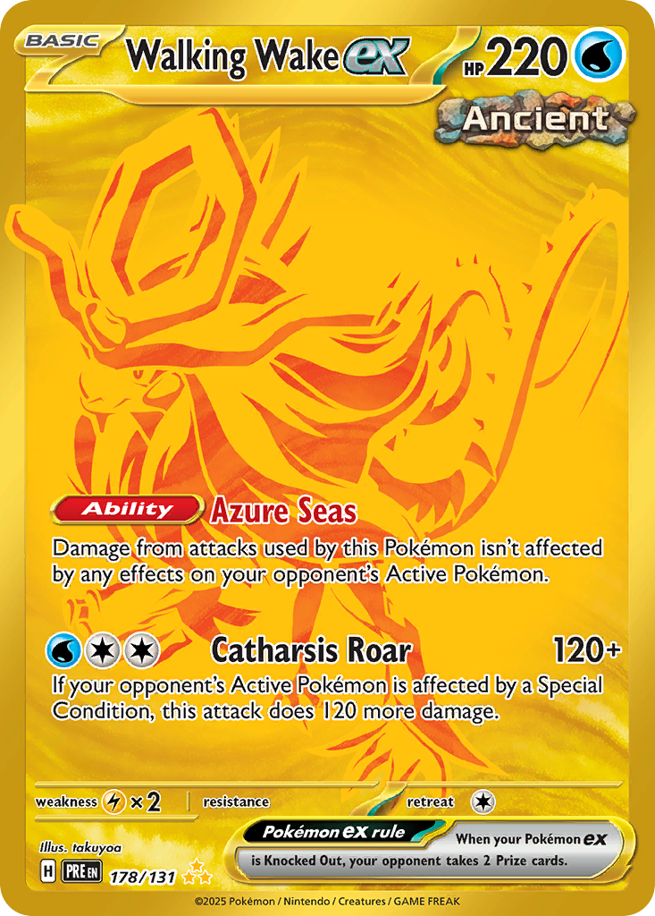 Walking Wake ex — Prismatic Evolutions #178 / 131