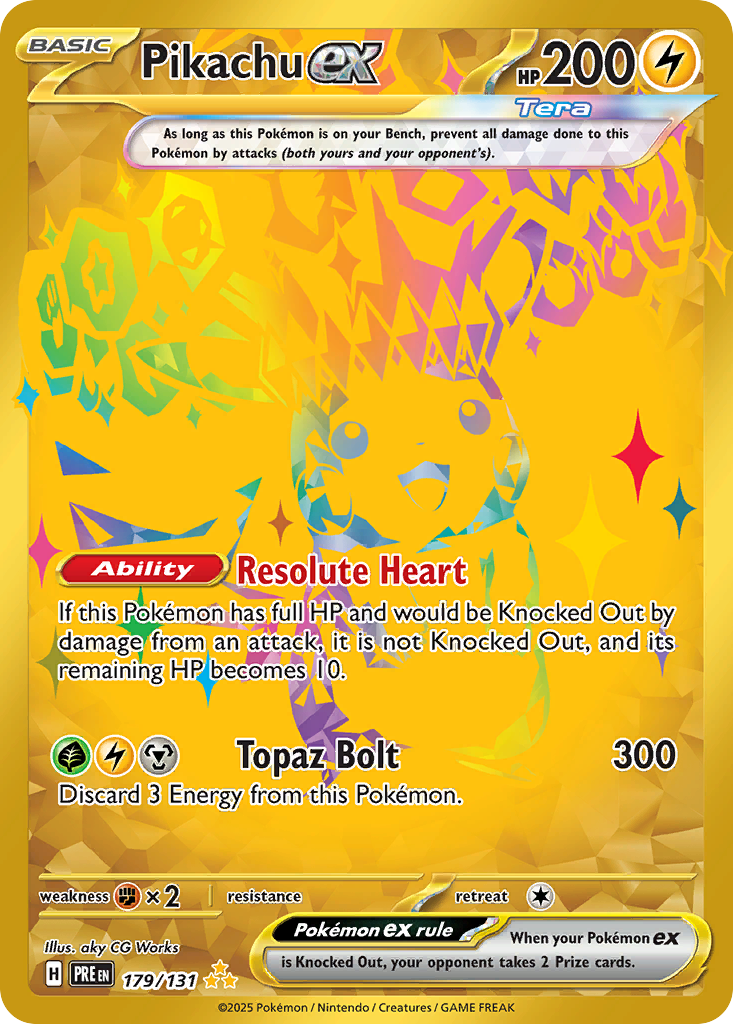 Pikachu ex — Prismatic Evolutions #179 / 131
