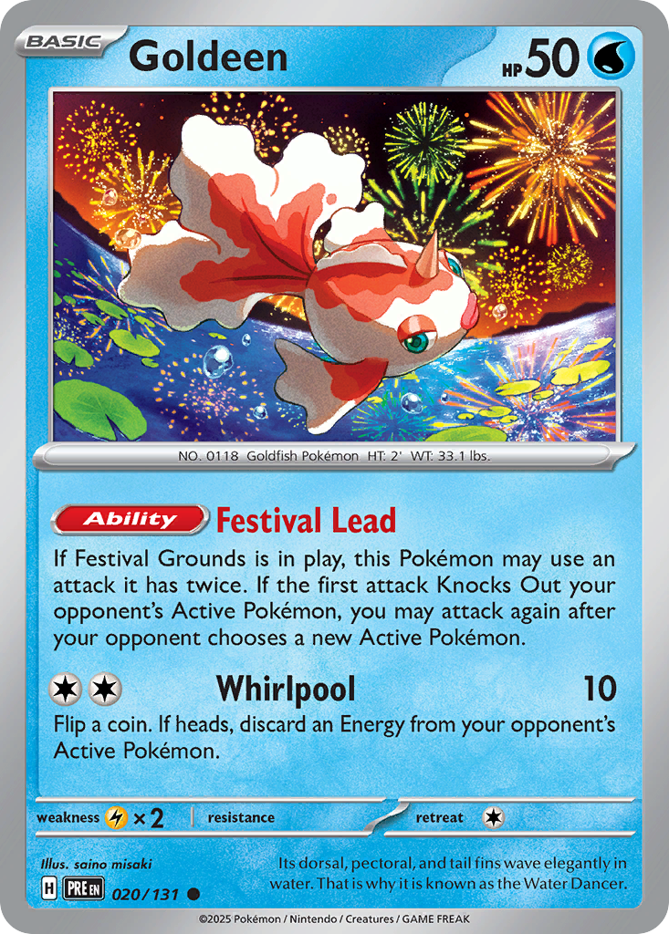 Goldeen — Prismatic Evolutions #020 / 131