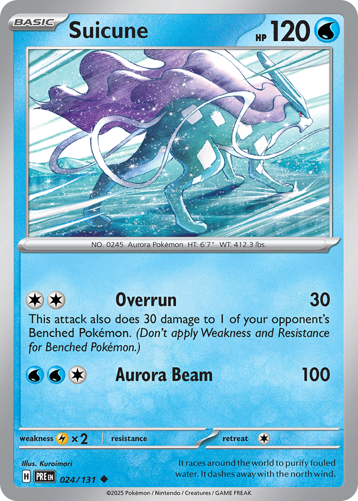 Suicune — Prismatic Evolutions #024 / 131