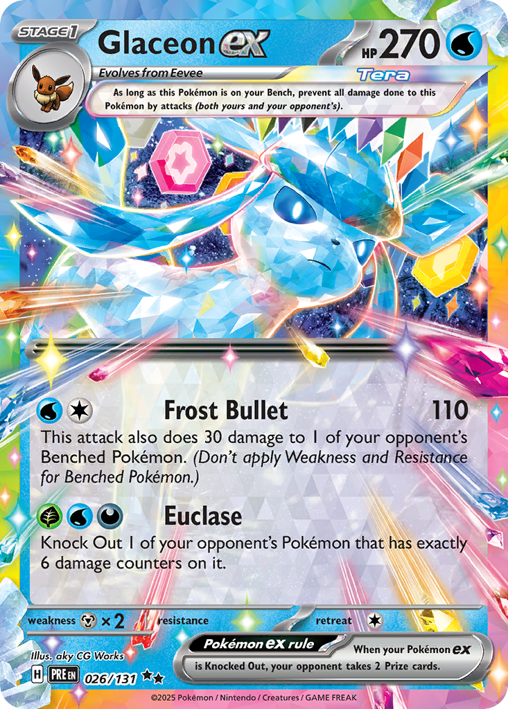 Glaceon ex — Prismatic Evolutions #026 / 131