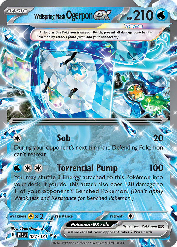 Wellspring Mask Ogerpon ex — Prismatic Evolutions #027 / 131