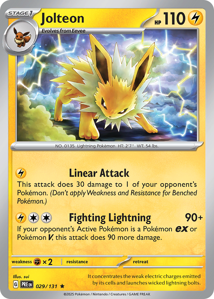 Jolteon — Prismatic Evolutions #029 / 131