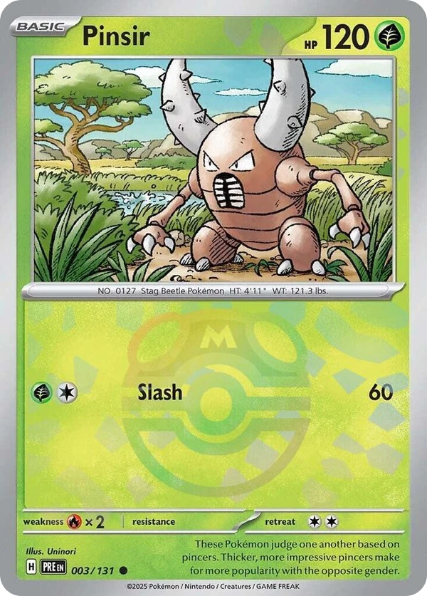 Pinsir — Prismatic Evolutions #003 / 131