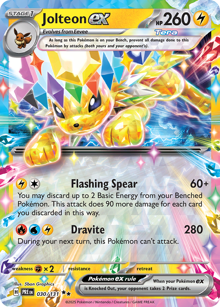 Jolteon ex — Prismatic Evolutions #030 / 131