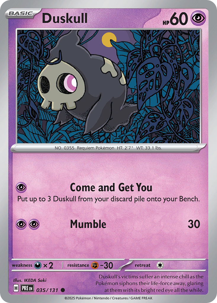 Duskull — Prismatic Evolutions #035 / 131