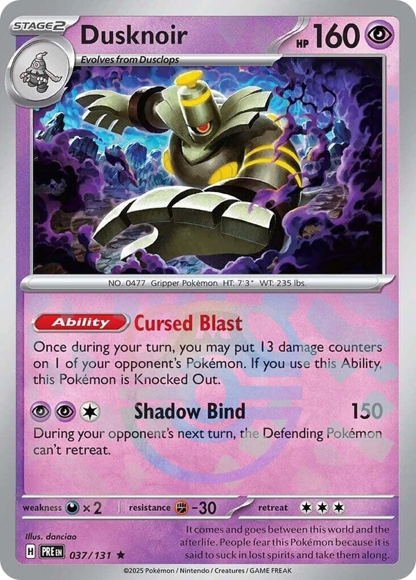 Dusknoir — Prismatic Evolutions #037 / 131