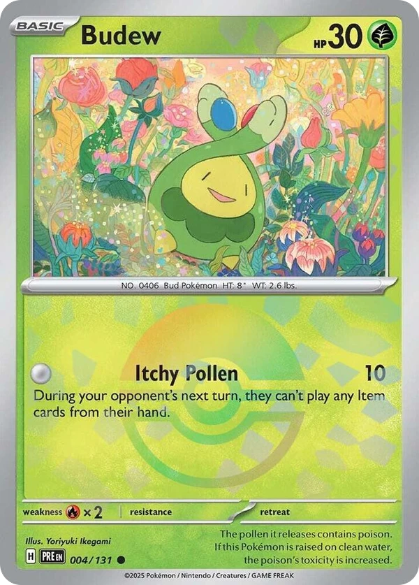 Budew — Prismatic Evolutions #004 / 131