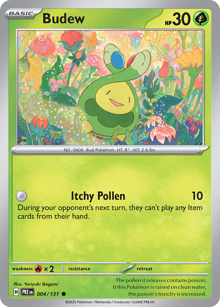 Budew — Prismatic Evolutions #004 / 131